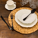 Faqueiro 24 Peças de Aço Inox Positano Preto Ônix